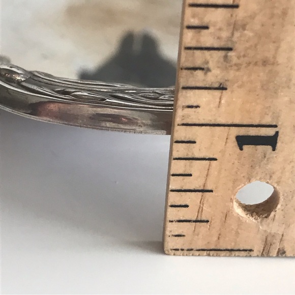 SHEFFIELD SILVER CO. "Royal Bouquet" 7" Silver Plate Round Candy Dish #1580 -USA - Picture 12 of 14